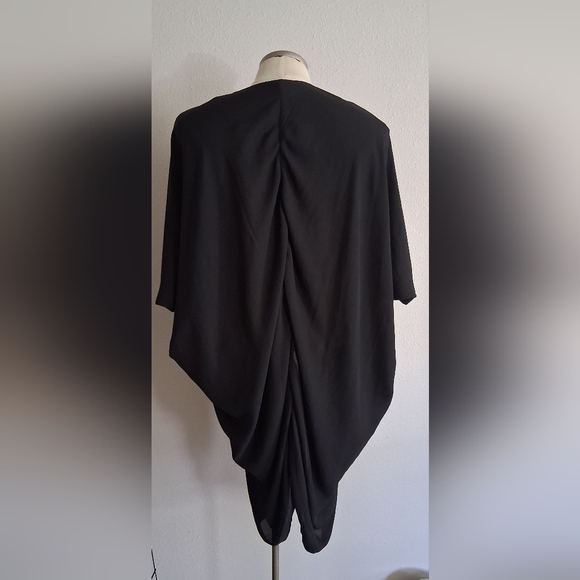 New Seven7 Black Open-Front Women's Tunic - Picture 3 of 4